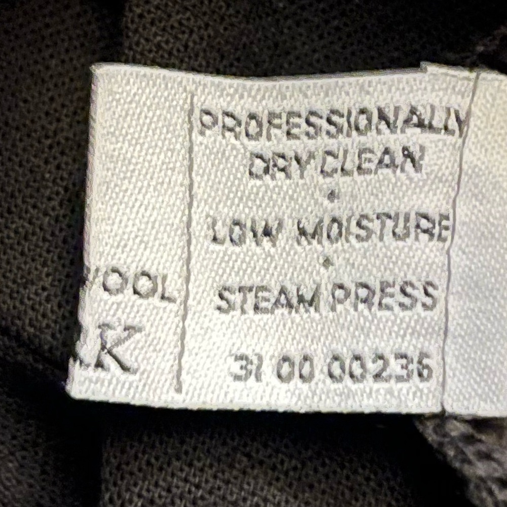 Vintage Wool RALPH LAUREN 20W Midi Skirt Plus Size 2X Designer Long Preppy Logo - Picture 9 of 9